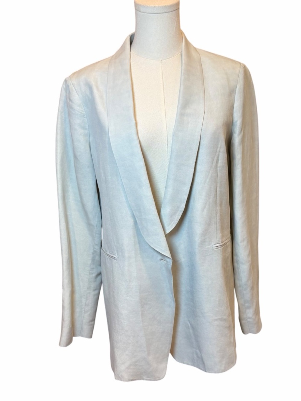 Fabiana Filippi | Linen Viscose Blazer | Smoke Gray
